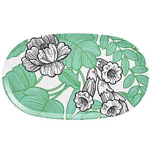 Le Jacquard Francais Escapade Tropicale Green Oval Tray