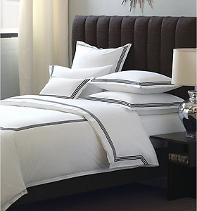 Tailored Embroidered Hotel Sheets & Bedding. De Medici Tessa