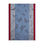 Le Jacquard Francais Jardin des Papillons Blue Cotton Tea Towel
