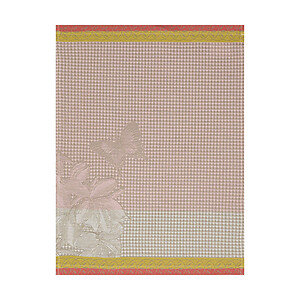 Le Jacquard Francais Jardin des Papillons Magnolia Cotton Hand Towel