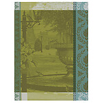 Le Jacquard Francais Jardin Parisien Green Cotton Tea Towel
