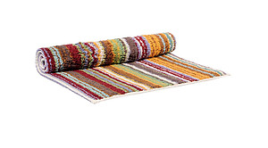 Missoni Home Jazel 159 Orange & Green Striped Bath Rug