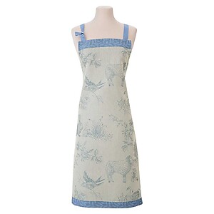 Le Jacquard Francais Josephine Blue Cotton Apron