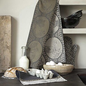 Le Jacquard Francais Josephine Grey Cotton Tea Towel