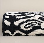 Kashwere Damask Black and Malt Throw Blanket