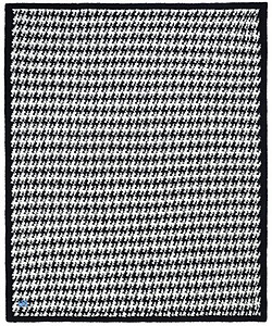 Kashwere Half Throw Blanket Houndstooth Black and Cream