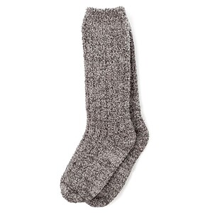Kashwere Lounge Socks - Heathered Silver Fox and Pewter
