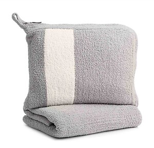 Kashwere Travel Throw Blanket Stone Grey