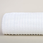 White Waffle Weave Throw Blanket - Kashwere 