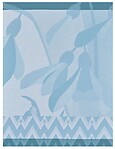 Le Jacquard Francais La Vie en Vosges Blue Cotton Tea Towel
