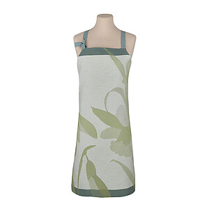 Le Jacquard Francais La Vie en Vosges Green Cotton Apron