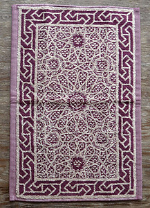 Leitner Moya Tip Towel Bordeaux Purple