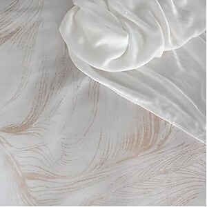 Elegant Jacquard Bedding - St. Geneve Vesper Ivory