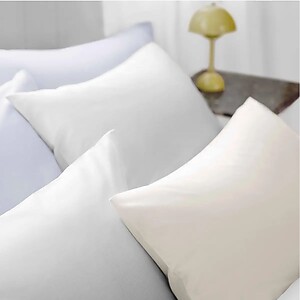 Experience Timeless Elegance: Schlossberg Samos Bleu Poplin Weave Bedding