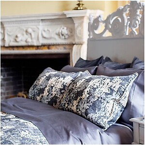 St Geneve Argento Grey, Silver, Gold Bedding