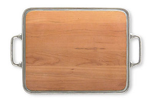 Match Pewter Large Cheese Tray Cutting Board with Handles