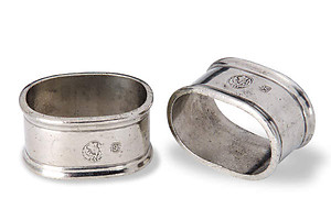 Oval Napkin Ring by Match Pewter