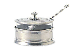 Parmesan Dish w/ Spoon by Match Pewter