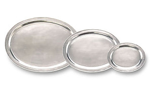 Match Pewter Oval Incised Tray