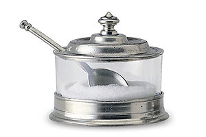 Match Pewter Jam Pot w/ Spoon