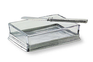 Match Pewter Butter Dish
