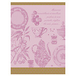 Le Jacquard Francais Macarons Rose Cotton Tea Towel