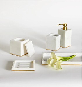 Sferra Pietra Marble Bath Accessories