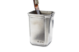 Match Pewter Dolomiti Toothbrush Cup