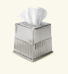 Match Pewter Impero Tissue Box Cover