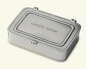 Carpe Diem Pewter Box, Large by Match Pewter