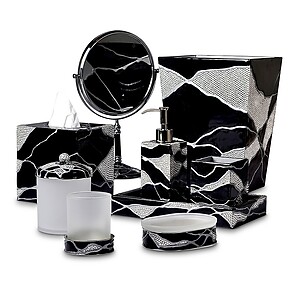 Mike & Ally Genesis Ebony & Silver Bath & Vanity Collection