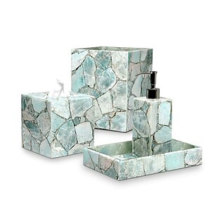 Mike + Ally Taj Amazonite Stone Bath Furnishings