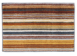 Missoni Home Jazel 160 Brown Striped Bath Rug