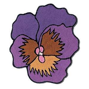 Missoni Parma Purple & Brown Floral Bath Rug