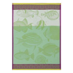 Le Jacquard Francais Moorea Green Cotton Tea Towel