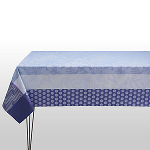 Le Jacquard Francais Nature Urbaine Electric Blue Cotton Table Linens