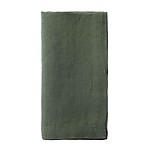 Bodrum Amalfi Olive Green Stonewashed Napkins - Set of 4