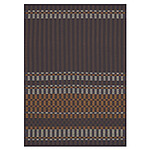 Le Jacquard Francais Origin Rythme Brown Cotton Tea Towel