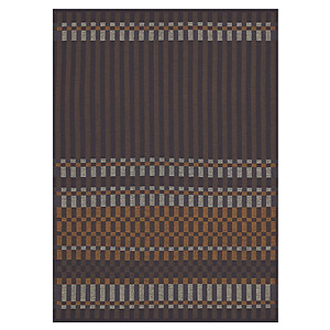 Le Jacquard Francais Origin Rythme Brown Cotton Tea Towel