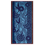 Le Jacquard Francais Orinoco Blue Beach Towel