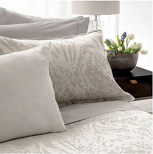 St Geneve Contessa Oyster Jacquard Bedding