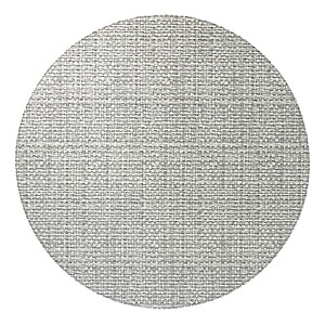 Bodrum Wicker Pebble Gray Round Easy Care Placemats - Set of 4