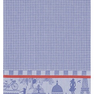Le Jacquard Francais Petit Paris Purple Cotton Hand Towel