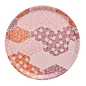 Le Jacquard Francais Wagara Pink Round Tray