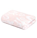 Kashwere Half Throw Blanket Damask Pink & White