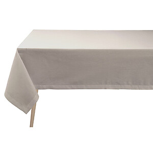 Le Jacquard Francais Portofino Beige Linen Tablecloths and Napkins
