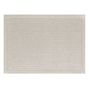 Le Jacquard Francais Portofino Geo Beige Placemats and Runners