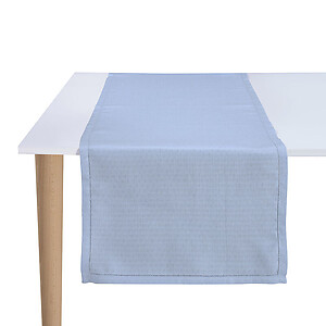 Le Jacquard Francais Portofino Geo Blue Placemats and Runners