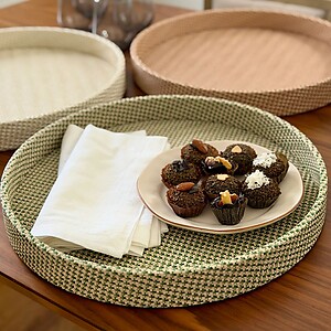 Bodrum Vinyl Rattan Trays