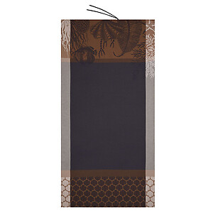 Le Jacquard Francais Recifs Black Beach Towel